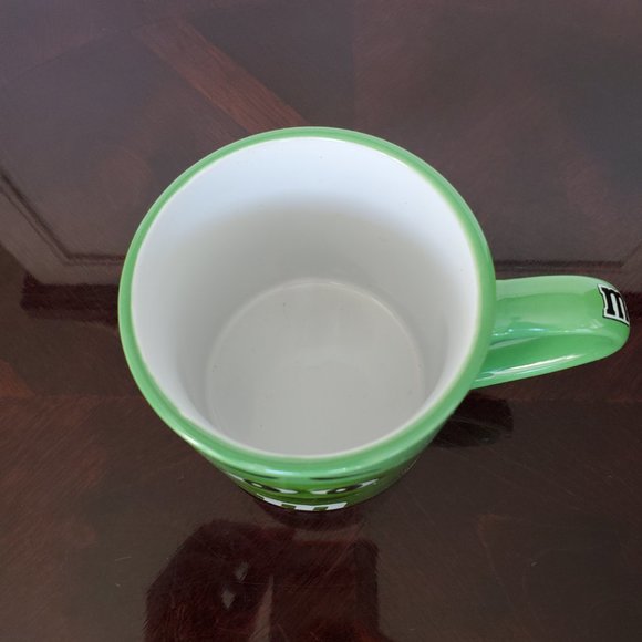 Official GREEN M&M Coffee Tea Beverage Mug Novelty Graphic Logo Candy Like New - Picture 4 of 6